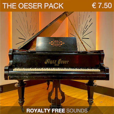 THE OESER piano sounds sample pack